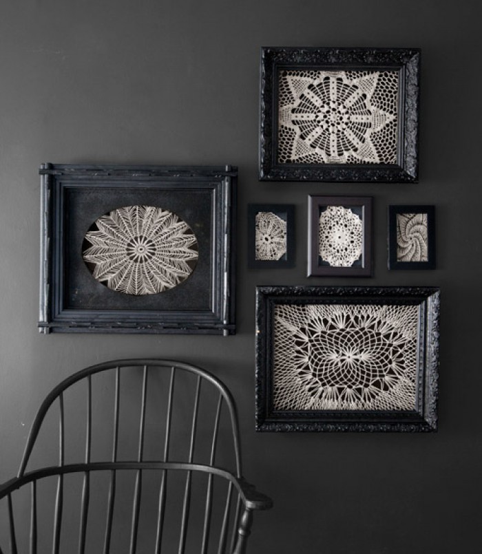 Framed doily gallery