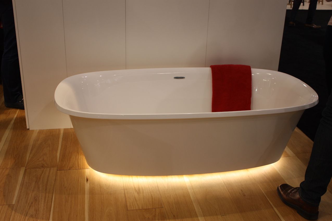 Free standing tubs with LED lighting