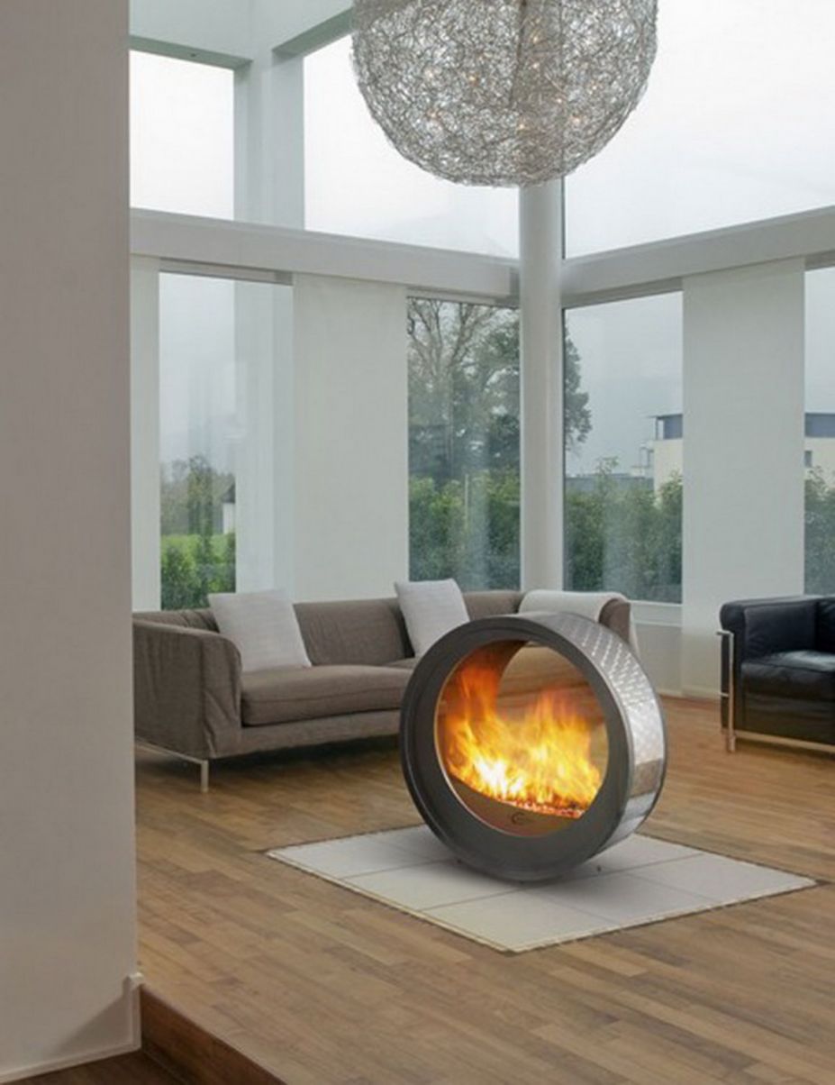 Freestanding fireplace