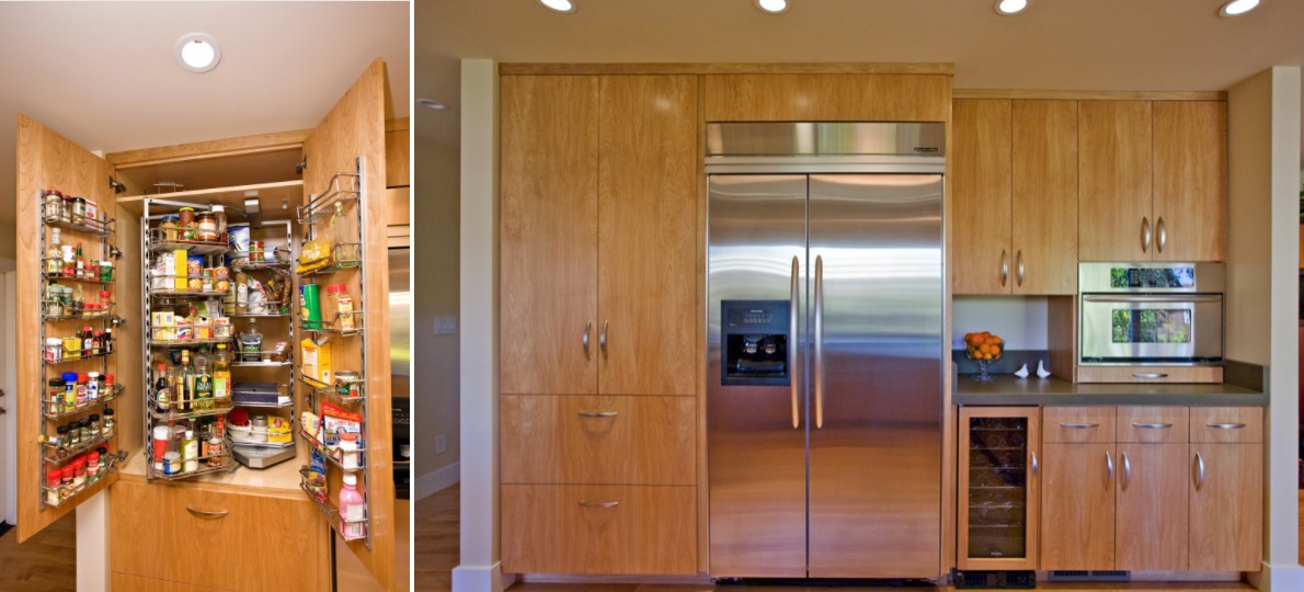 Freestanding kitchen pantry