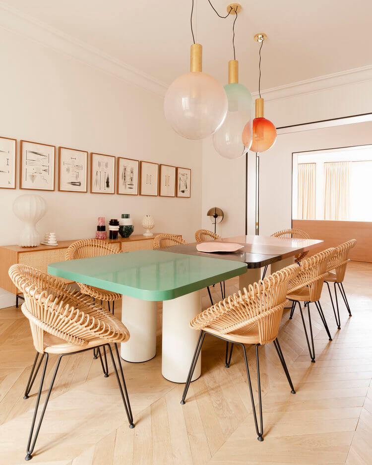 French chic dining room