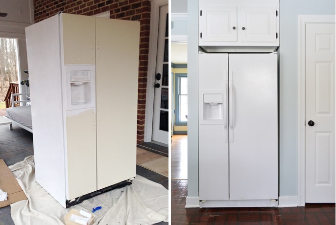 How To Paint Your Refrigerator And Change Its Look – It’s Actually Easy