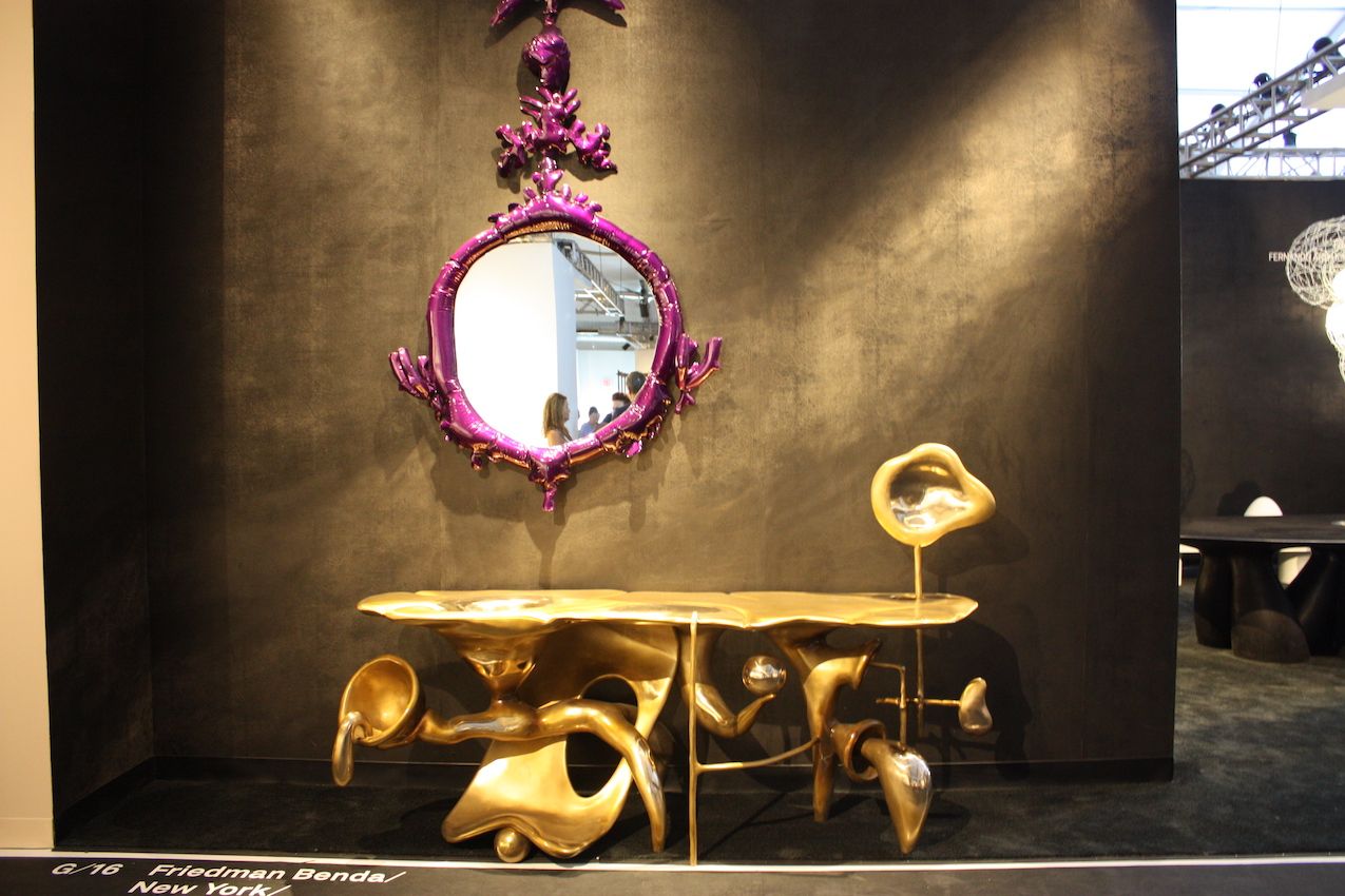 Friedman Benda console in gld