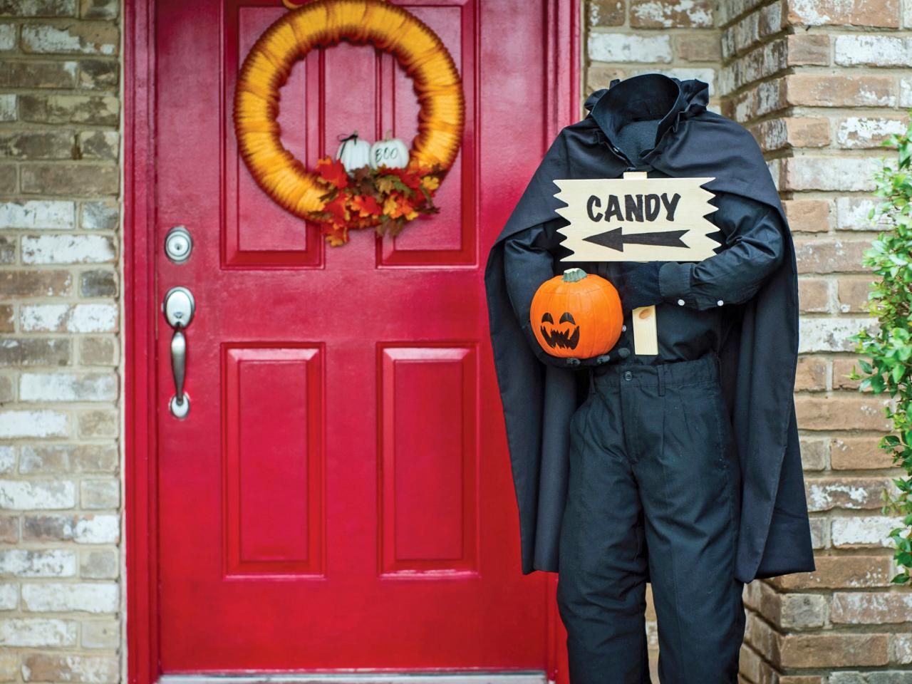 Front door horseman greeter