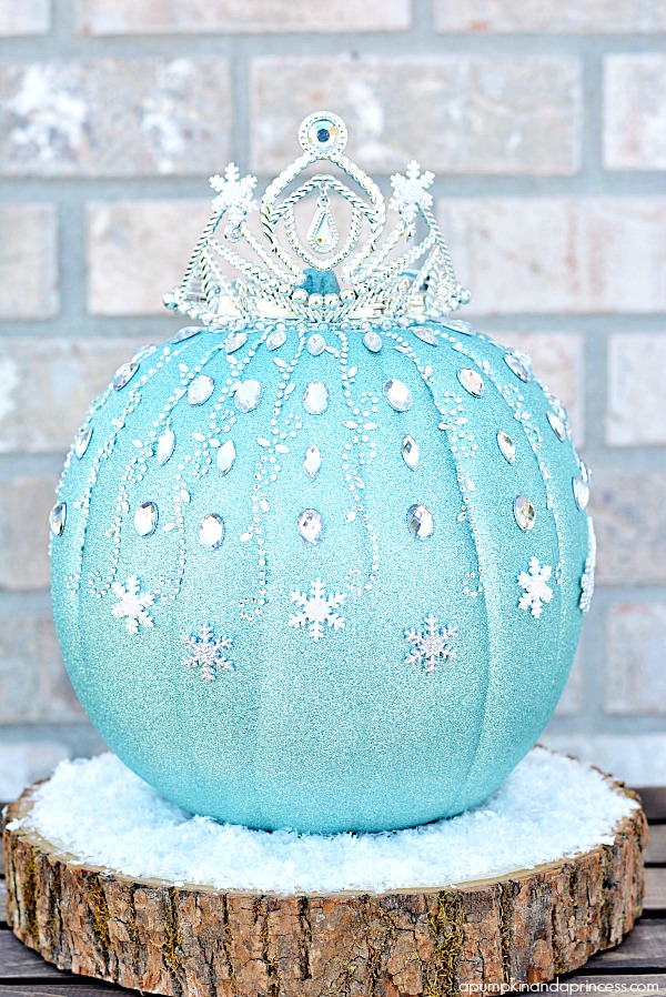 Frozen Themed Pumpkin