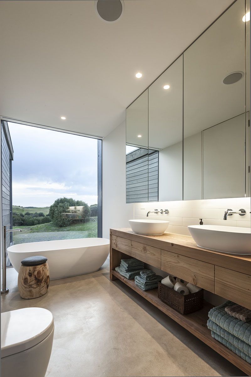 Full Height Bathroom Windows