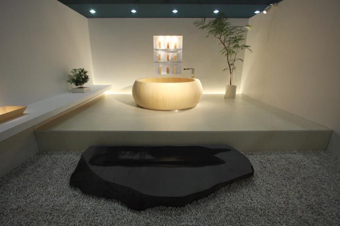 Furo of Japan wooden bathtub
