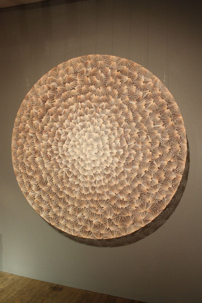 The creation involves hand-assembling many thousands of individual components.