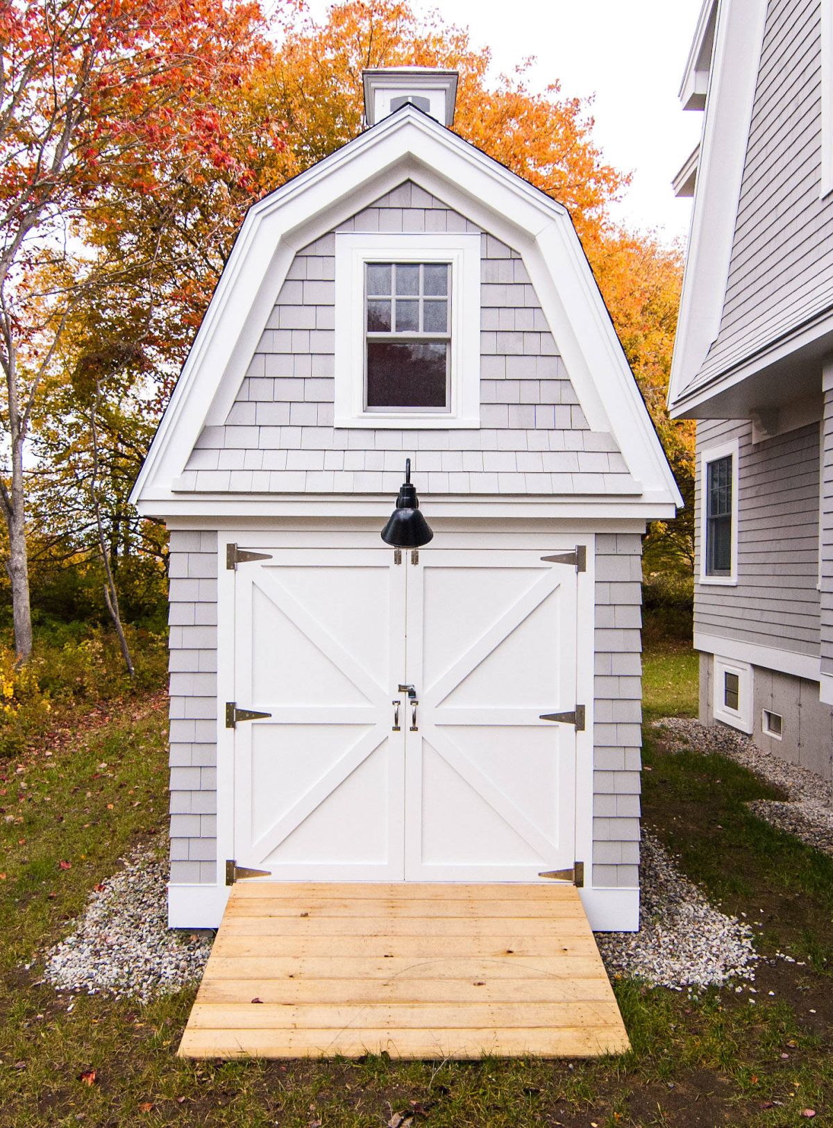 Gambrel Roof on a Shed