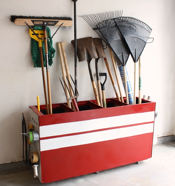 Garage tools storage from Cabinet