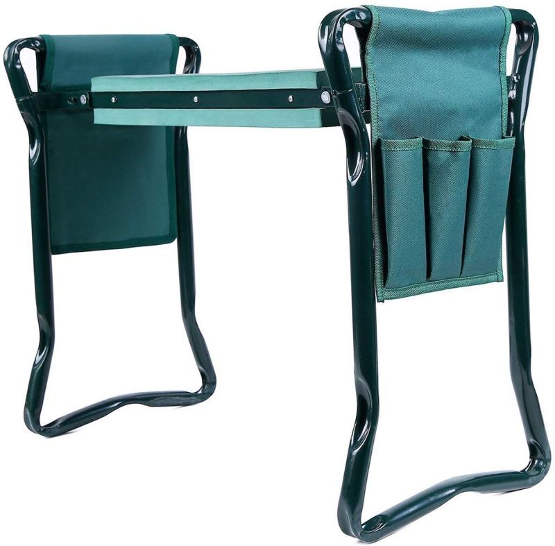 Garden Kneeler and Seat with 2 Bonus Tool Pouches