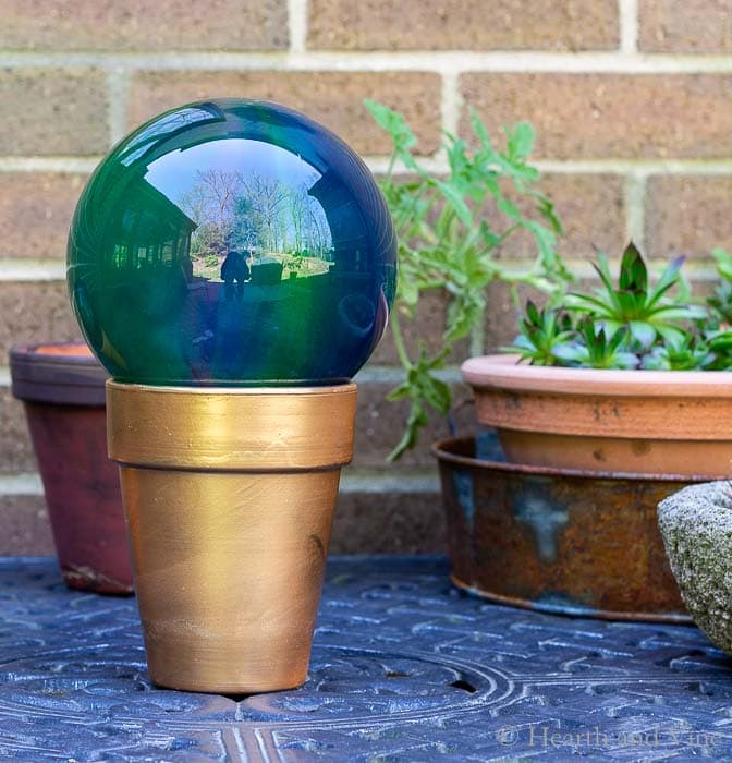 Gazing balls for garden