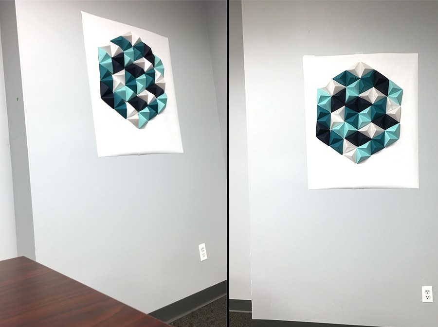 Geometric Paper Wall Art