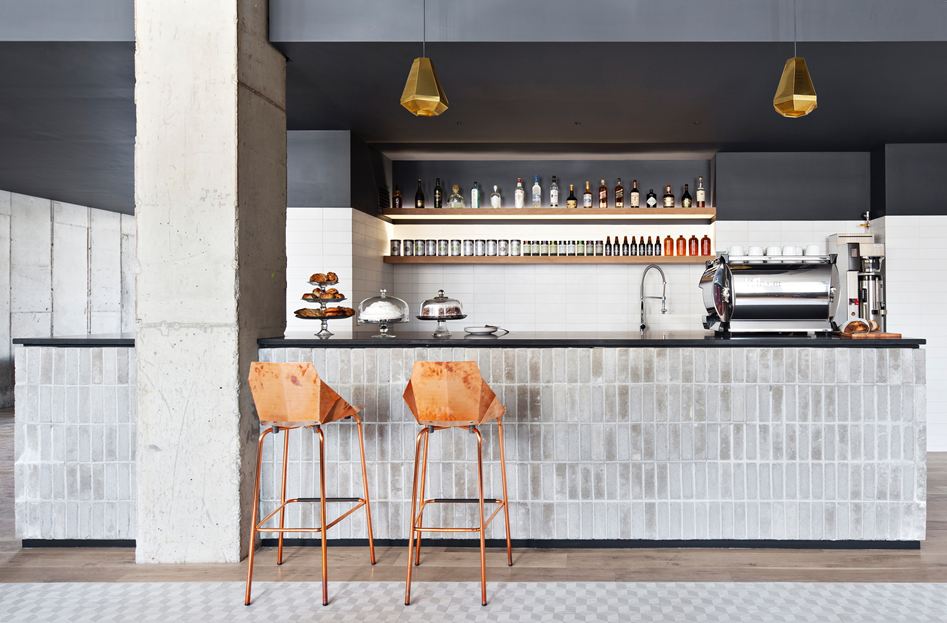 Geometric shape kitchen design