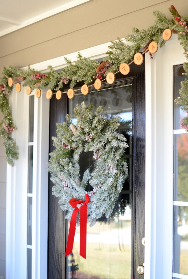 Geraland and wreath for Christmas
