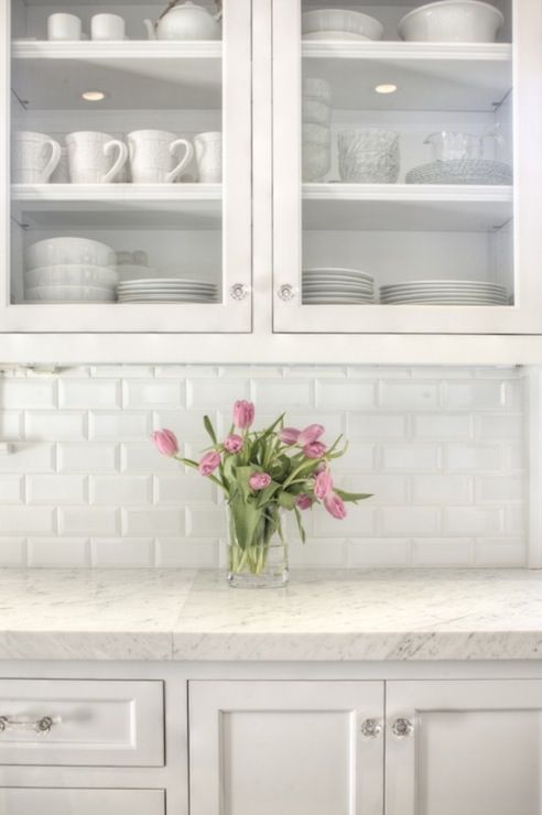Glam subway tiles design