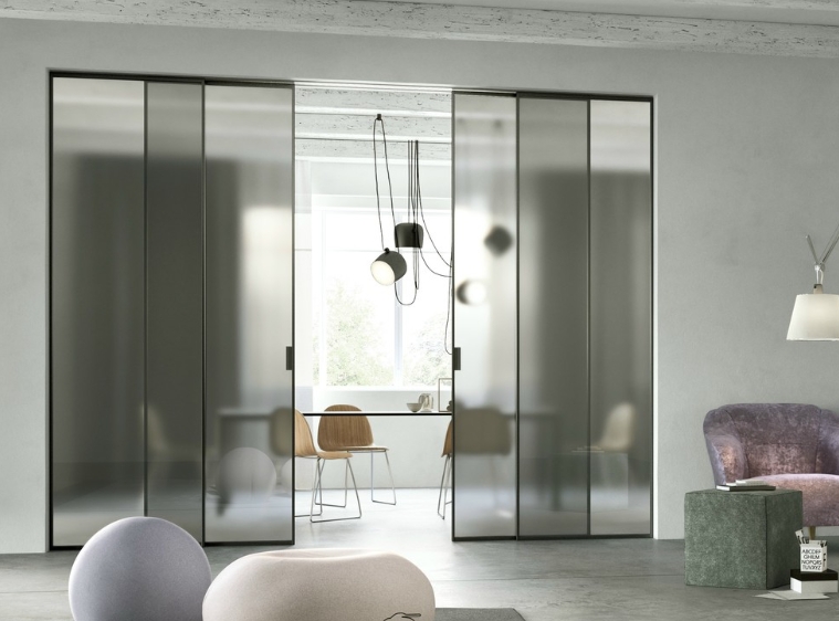 Glass sliding doors