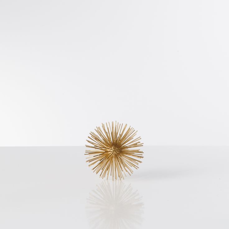 Gold urchin sphere