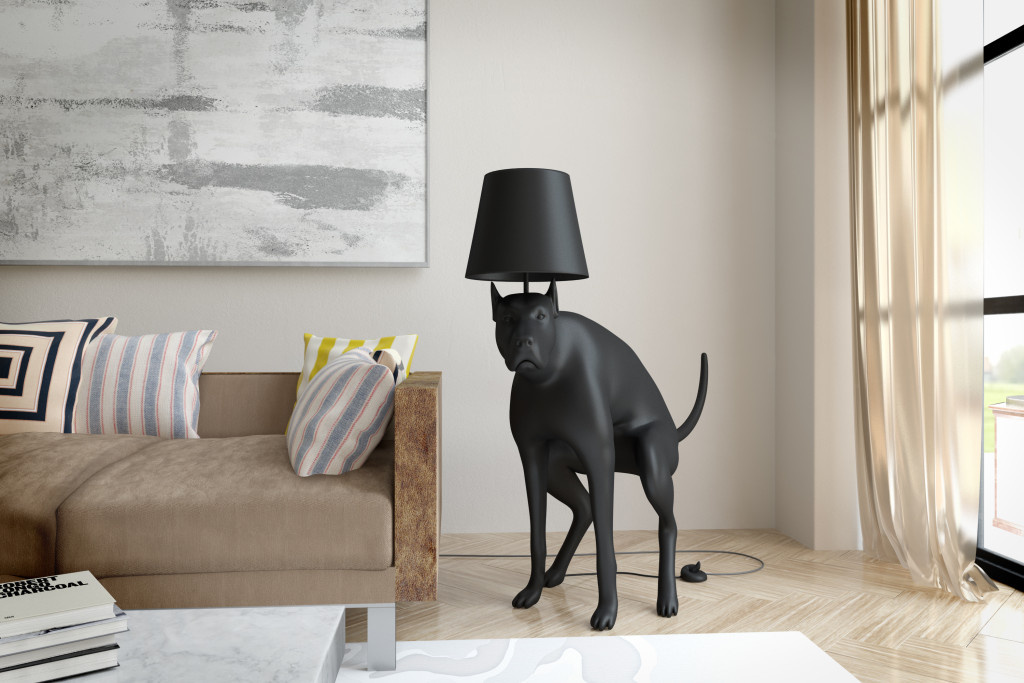 Good Boy Black Floor Lamp