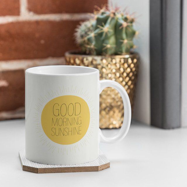 Good Morning sunshine coffee mug