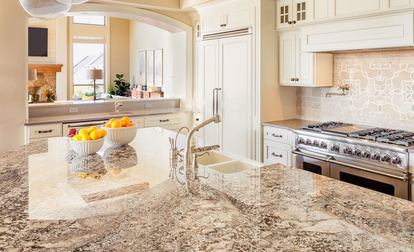 Granite selection for kitchen countertop