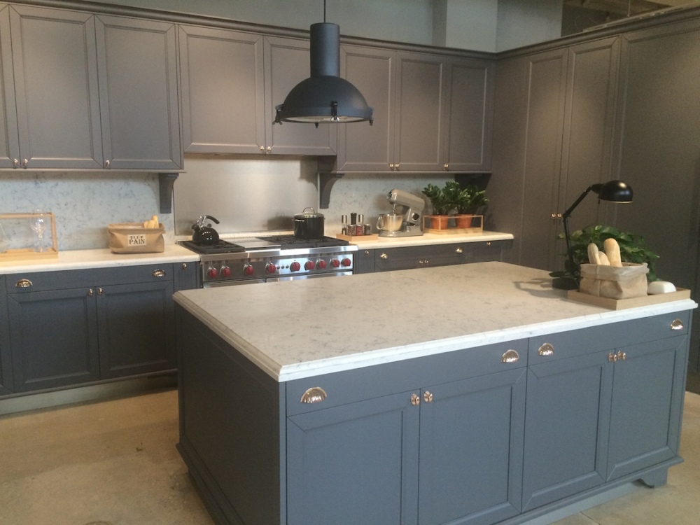 Gray kitchen design