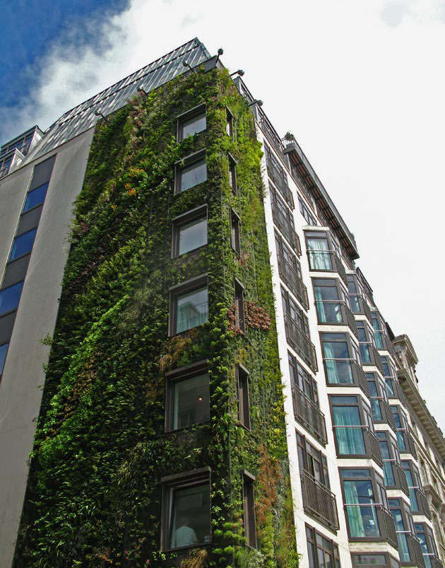 Green Facade Athenaeum Hotel, Patrick Blanc