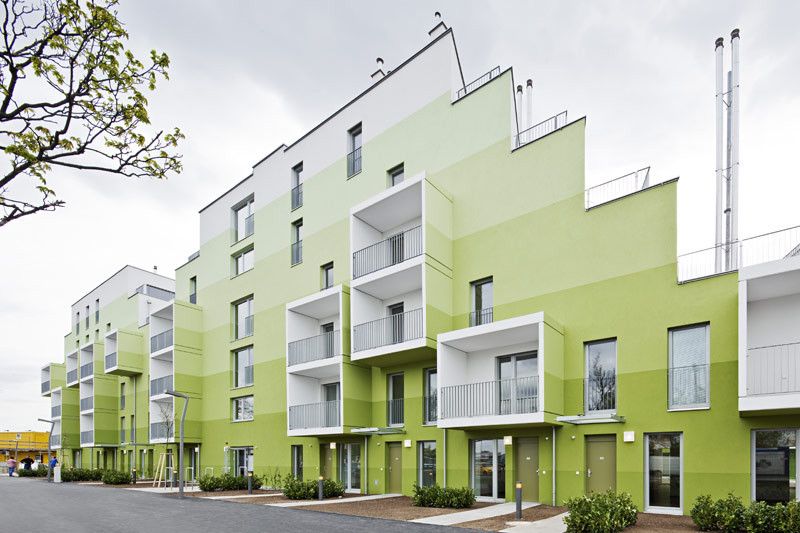 Green Facade Herzberg Public Housing