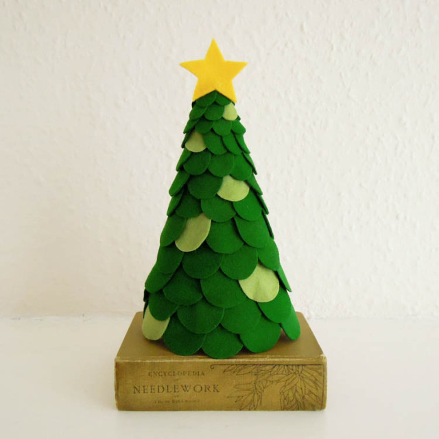 Green Felt Christmas Tree