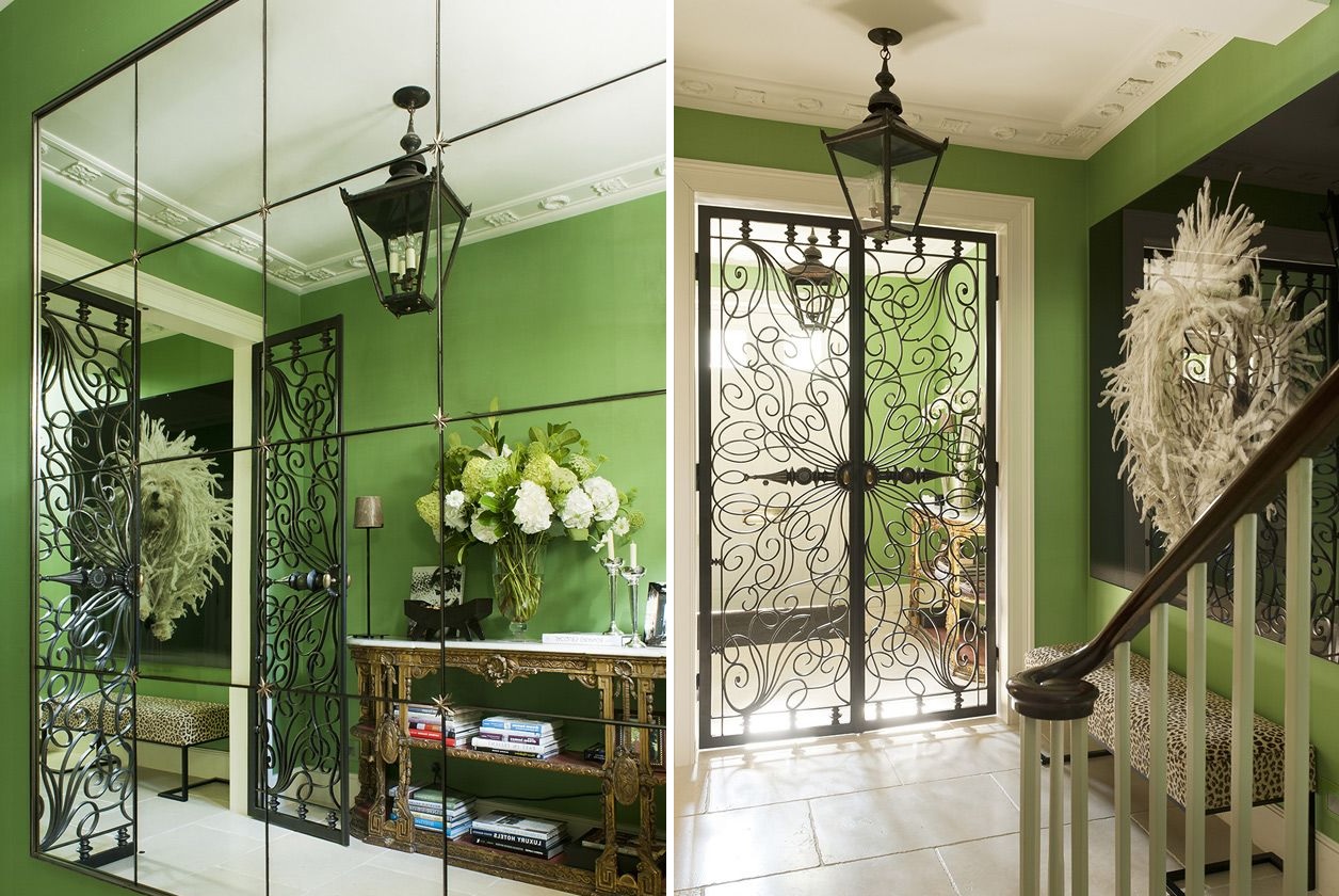 Green Foyer Interior Design