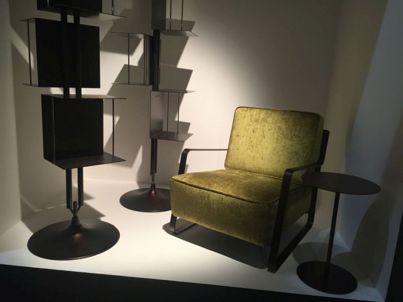 Green armchair design for living room