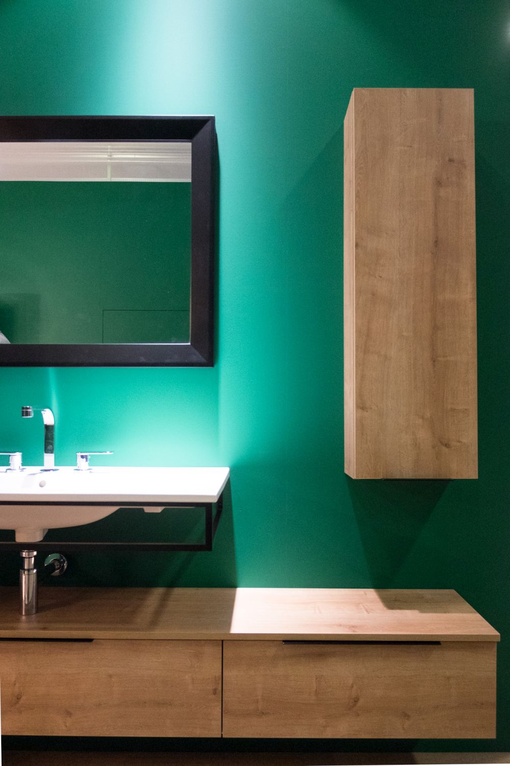 Green shade wall bathroom paint