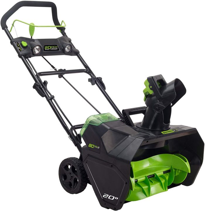 Greenworks PRO 20-Inch 80V Cordless Snow Thrower