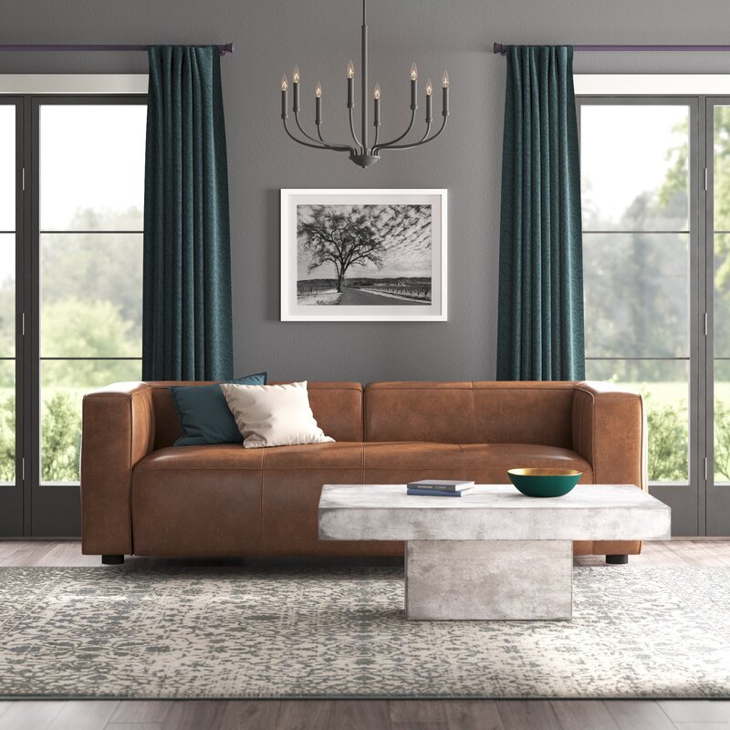 Greyleigh™ Kenisha 95" Square Arms Sofa