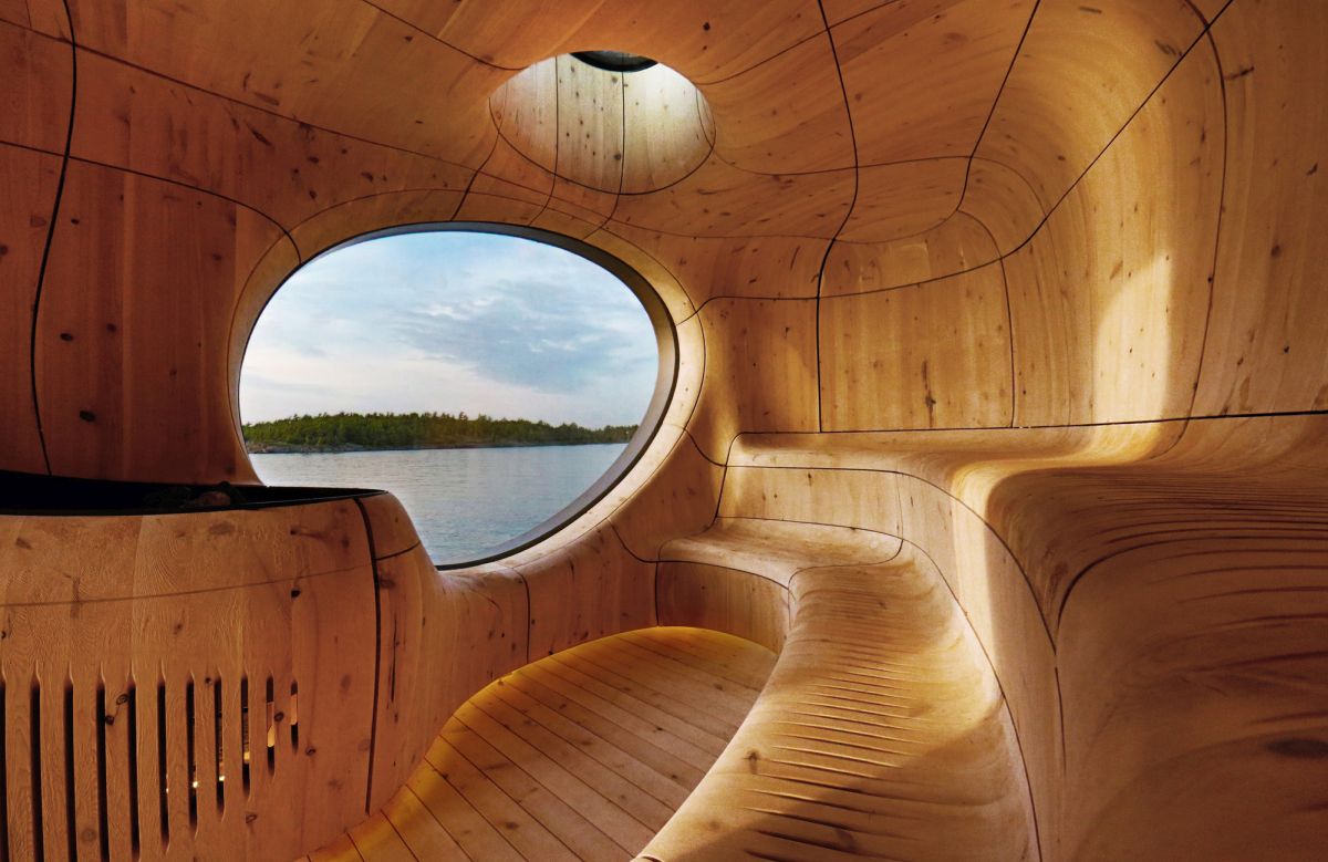Grotto Sauna by Partisans Inside
