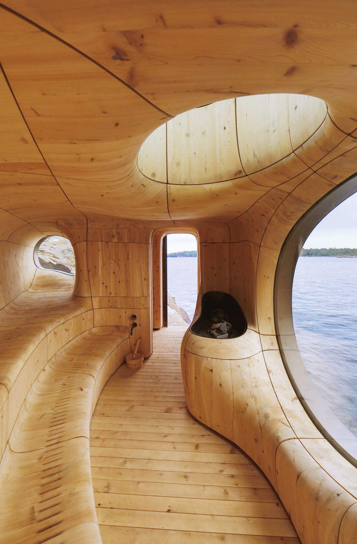 Grotto Sauna by Partisans Seating