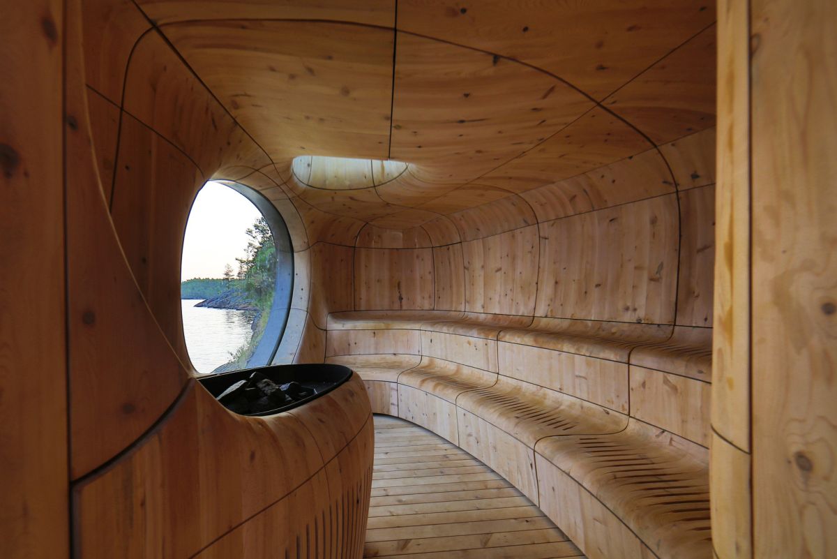 Grotto Sauna by Partisans interior