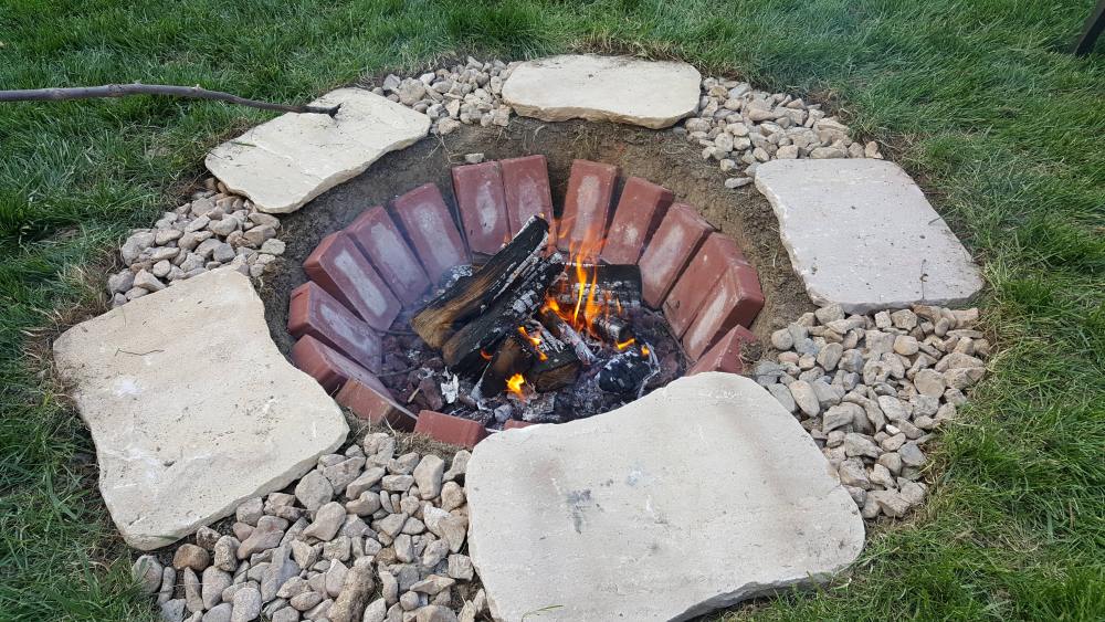 Ground 0 fire pit DIY