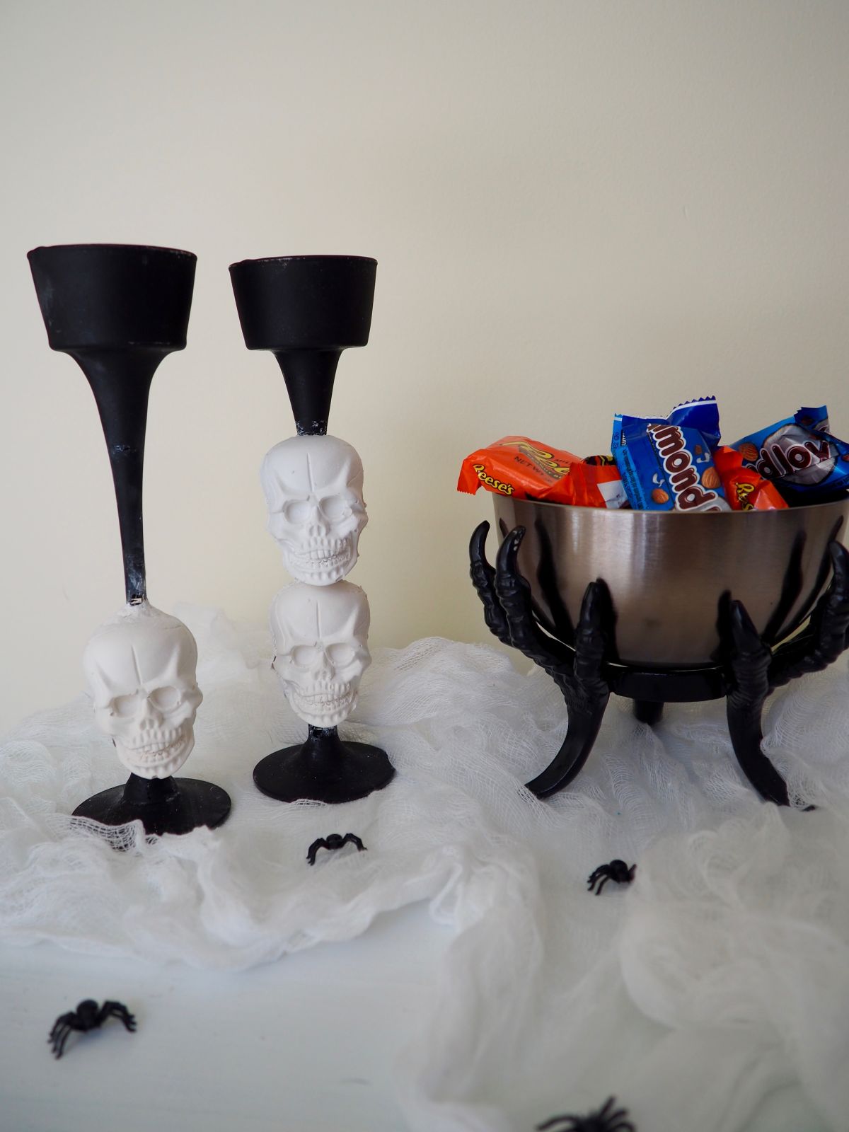 Halloween decor candlestick