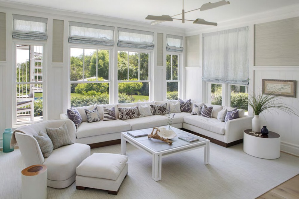 Hamptons Home Decor by Jessica Shaw ​Turett Collaborative seating design