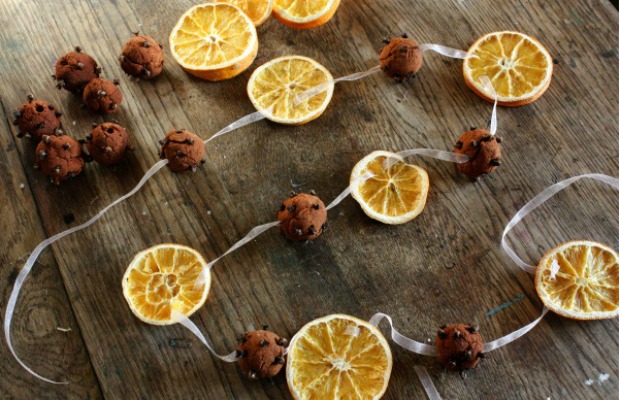 Hang a sweet-smelling garland