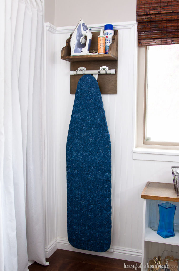 Hanging the iron board table
