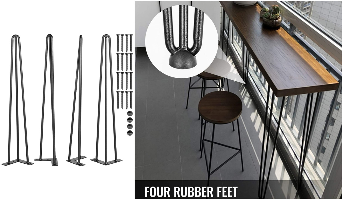 Happybuy Hairpin Table Legs