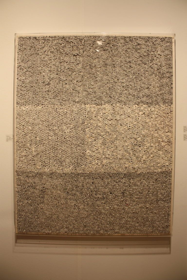 Called "Harmony," the piece is subtle and textured.