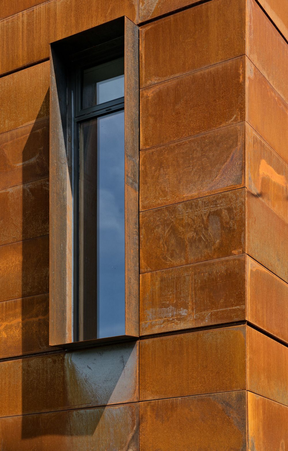 Heathdale Residence Corten Steel Facade - window