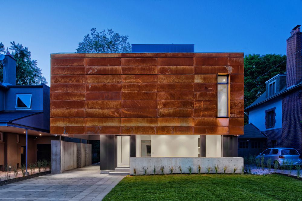 Heathdale Residence Corten Steel Facade