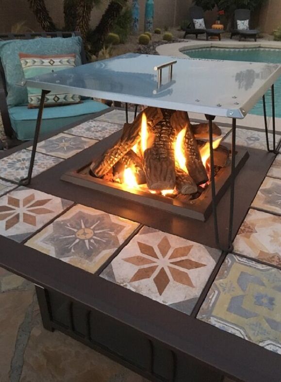 Heatt Warden Fire Pit Heat Deflector