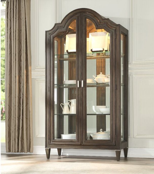 Hedon Lighted Curio Cabinet