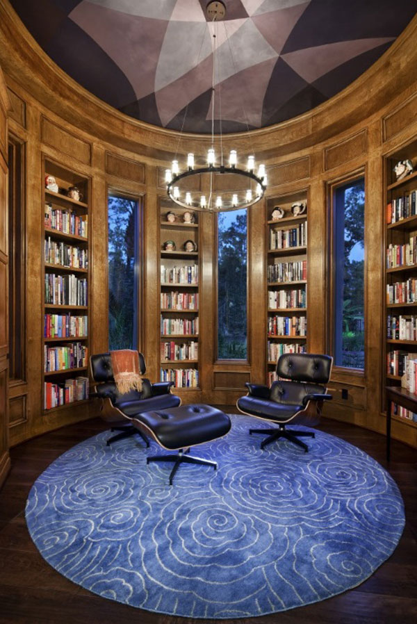 Herman Miller Eames Lounge Chair and Ottoman Home Library