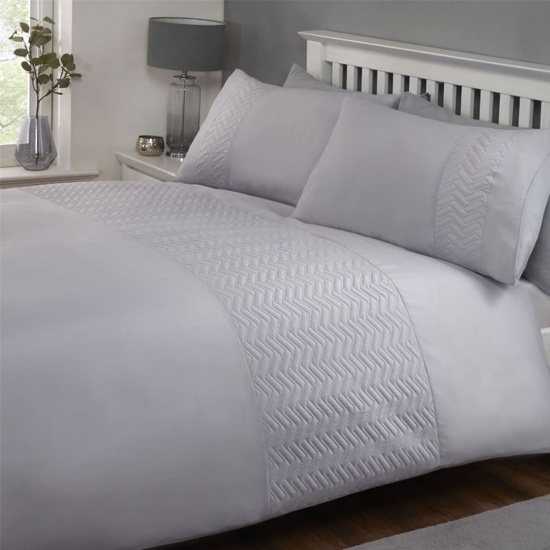 herringbone pattern duvet